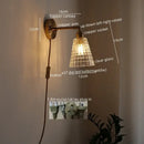 GobekUsa LED Glass Wall Lights Modern Decor for Bedroom Living Room Bar Balcony.