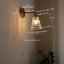 GobekUsa LED Glass Wall Lights Modern Decor for Bedroom Living Room Bar Balcony.