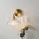 GobekUsa LED Glass Wall Lights Pull Chain Switch | Nordic Modern Design Bedside Lamp