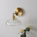 GobekUsa LED Glass Wall Lights Pull Chain Switch | Nordic Modern Design Bedside Lamp