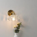 GobekUsa LED Glass Wall Lights Pull Chain Switch | Nordic Modern Design Bedside Lamp