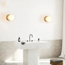 GobekUsa LED Glass Wall Lights with Pull Chain Switch for Restaurant Living Room