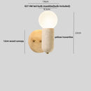GobekUsa LED Glass Wall Lights with Pull Chain Switch for Restaurant Living Room