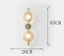 GobekUsa LED Glass Wall Sconce for Living Room Background Lighting