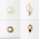 GobekUsa LED Glass Wall Sconce for Living Room Background Lighting