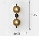 GobekUsa LED Glass Wall Sconce for Living Room Background Lighting