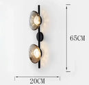 GobekUsa LED Glass Wall Sconce for Living Room Background Lighting