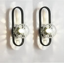 GobekUsa LED Glass Wall Sconce Lamp for Bedroom Living Room Staircase