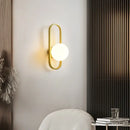 GobekUsa LED Glass Wall Sconce Lamp for Bedroom Living Room Staircase