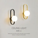 GobekUsa LED Glass Wall Sconce Lamp for Bedroom Living Room Staircase