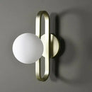 GobekUsa LED Glass Wall Sconce Modern Bathroom Kitchen Light Fixture Simple Home Decor Wall Mounted Hallway Light