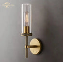 GobekUsa LED Glass Wall Sconce: Modern Knurled Indoor Light for Bedroom, Bathroom, Living Room