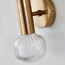 GobekUsa LED Glass Wall Sconces for Home Decor and Lighting in Gold