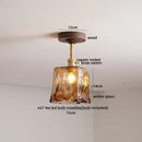 GobekUsa LED Glass Wood Ceiling Lamp for Modern Indoor Lighting and Decoration