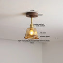 GobekUsa LED Glass Wood Ceiling Lamp for Modern Indoor Lighting and Decoration