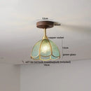 GobekUsa LED Glass Wood Ceiling Lamp for Modern Indoor Lighting and Decoration