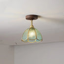GobekUsa LED Glass Wood Ceiling Lamp for Modern Indoor Lighting and Decoration