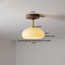 GobekUsa LED Glass Wood Ceiling Lamp for Modern Indoor Lighting and Decoration