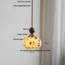 GobekUsa LED Glass & Wood Pendant Light for Aisle, Coffee Living Room - Japanese Style
