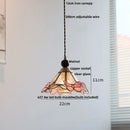 GobekUsa LED Glass & Wood Pendant Light for Aisle, Coffee Living Room - Japanese Style