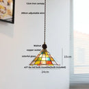 GobekUsa LED Glass & Wood Pendant Light for Aisle, Coffee Living Room - Japanese Style