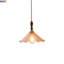 GobekUsa LED Glass Wood Pendant Lights | Modern Nordic Style Hanging Lamp for Home Décor