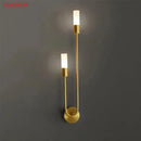 GobekUsa LED Gold Candlestick Wall Light for Indoor Decor and Ambiance