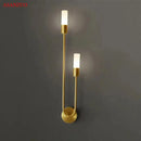 GobekUsa LED Gold Candlestick Wall Light for Indoor Decor and Ambiance