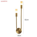 GobekUsa LED Gold Candlestick Wall Light for Indoor Decor and Ambiance