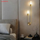GobekUsa LED Gold Candlestick Wall Light for Indoor Decor and Ambiance