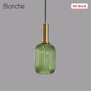 GobekUsa LED Gold Chandelier Stained Glass Pendant Lamps for Home Decoration