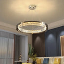 GobekUsa LED Gold Crystal Glass Ceiling Chandelier for Living Room Bedroom Kitchen