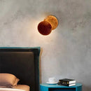 GobekUsa LED Gold Eclipse Circle Wall Lamp for Bedroom Living Room