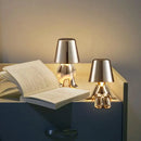 GobekUsa LED Golden Boy Table Lamp | Rechargeable Resin Night Light for Bedroom Decor