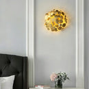 GobekUsa LED Golden Maple Leaves Wall Sconce for Bedroom and Corridor