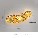 GobekUsa LED Golden Maple Leaves Wall Sconce for Bedroom and Corridor