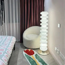 GobekUsa LED Gourd Sanding Floor Lamp: Nordic Design for Living Room, Bedroom & Shop