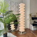 GobekUsa LED Gourd Sanding Floor Lamp: Nordic Design for Living Room, Bedroom & Shop