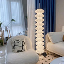 GobekUsa LED Gourd Sanding Floor Lamp: Nordic Design for Living Room, Bedroom & Shop