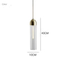 GobekUsa LED Green Glass Pendant Lamp for Kitchen Bar Decor - Hanging Chandeliers Lighting