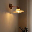 GobekUsa LED Green Glass Wall Light for Home Decor, Japanese Style, Bedroom, Living Room