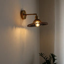 GobekUsa LED Green Glass Wall Light for Home Decor, Japanese Style, Bedroom, Living Room