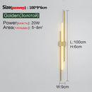 GobekUsa LED Grille Living Room Sofa TV Wall Lamp Strip, Minimalist Modern Bedroom Bedside Lighting