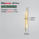 GobekUsa LED Grille Living Room Sofa TV Wall Lamp Strip, Minimalist Modern Bedroom Bedside Lighting