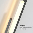 GobekUsa LED Grille Living Room Sofa TV Wall Lamp Strip, Minimalist Modern Bedroom Bedside Lighting