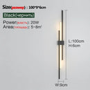 GobekUsa LED Grille Living Room Sofa TV Wall Lamp Strip, Minimalist Modern Bedroom Bedside Lighting