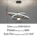 GobekUsa LED Gypsophila Chandelier for Modern Living Room Decor - Crown Ceiling Pendant Light