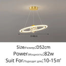 GobekUsa LED Gypsophila Chandelier for Modern Living Room Decor - Crown Ceiling Pendant Light