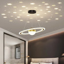 GobekUsa LED Gypsophila Chandelier for Modern Living Room Decor - Crown Ceiling Pendant Light