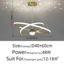 GobekUsa LED Gypsophila Chandelier for Modern Living Room Decor - Crown Ceiling Pendant Light